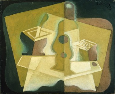 The Packet of Tobacco by Juan Gris